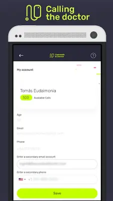 Calling the Doctor android App screenshot 2